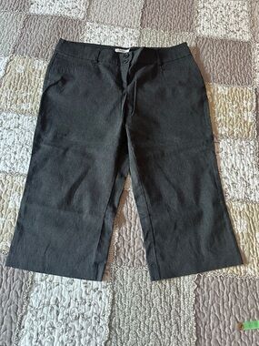 Women's Ricki's Grey Dress Capris Crop Dress Pant Size 12